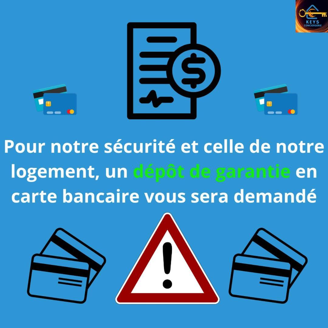 Le Concorde-Wifi-Clim-Parking-3Etoiles-Ockeys Daire Bram Dış mekan fotoğraf
