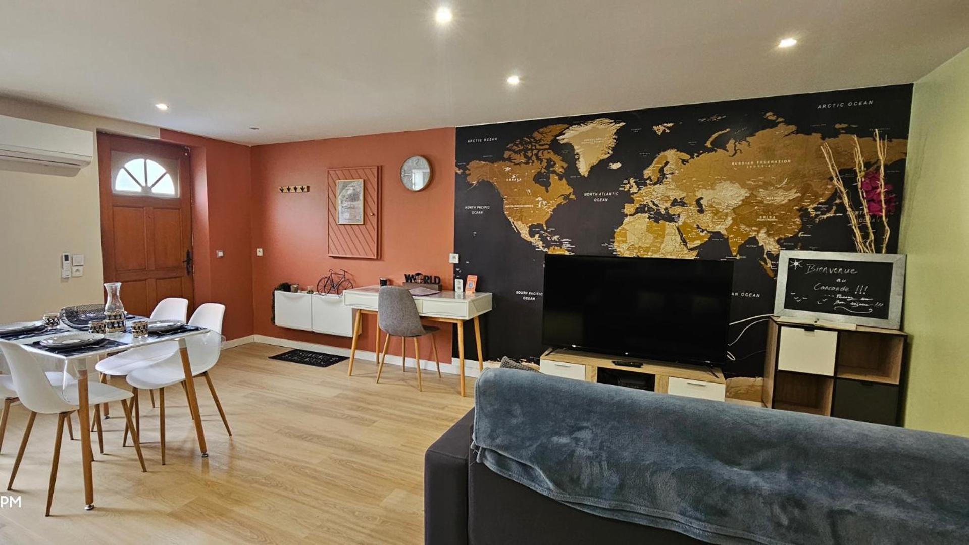 Le Concorde-Wifi-Clim-Parking-3Etoiles-Ockeys Daire Bram Dış mekan fotoğraf